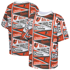 Baltimore Orioles Outerstuff Youth All-Over Pennant T-Shirt - MLB