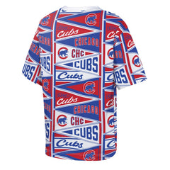 Chicago Cubs Outerstuff Youth All-Over Pennant T-Shirt - MLB