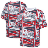Cleveland Guardians Outerstuff Youth All-Over Pennant T-Shirt - MLB