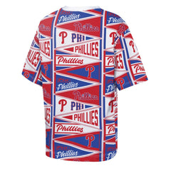 Philadelphia Phillies Outerstuff Youth All-Over Pennant T-Shirt - MLB