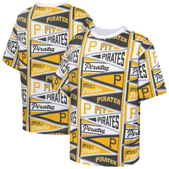 Pittsburgh Pirates Outerstuff Youth All-Over Pennant T-Shirt - MLB