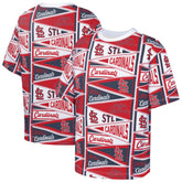 St. Louis Cardinals Outerstuff Youth All-Over Pennant T-Shirt - MLB
