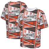 San Francisco Giants Outerstuff Youth All-Over Pennant T-Shirt - MLB