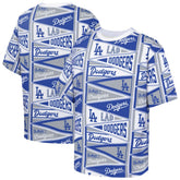 Los Angeles Dodgers Outerstuff Youth All-Over Pennant T-Shirt - MLB