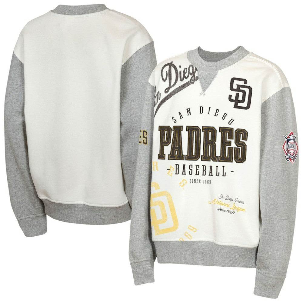 San Diego Padres Outerstuff Youth Big League Power Hit Fleece Sweatshirt - MLB