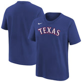 Texas Rangers Nike Youth Wordmark T-Shirt - MLB