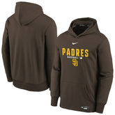 San Diego Padres Nike Youth Authentic Collection Therma-FIT Hoodie - MLB