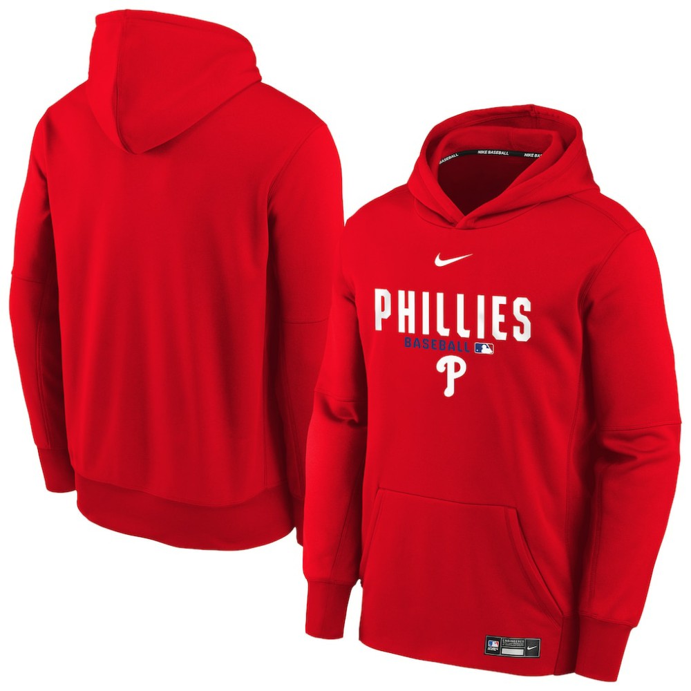 Philadelphia Phillies Nike Youth Authentic Collection Therma-FIT Hoodie - MLB