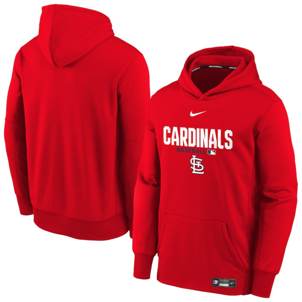 St. Louis Cardinals Nike Youth Authentic Collection Therma-FIT Hoodie - MLB