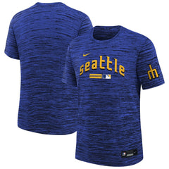 Seattle Mariners Nike Youth City Connect Authentic Collection Velocity Dri-FIT T-Shirt - MLB