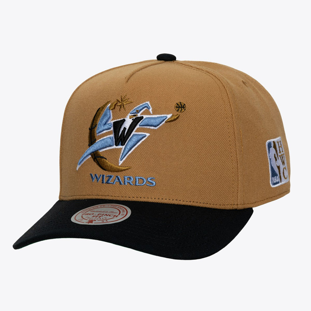 Washington Wizards Hardwood Classics Legendary Away Pro-Pinch Adjustable Hat Gold - NBA