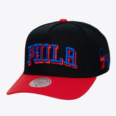 Philadelphia 76ers Hardwood Classics Legendary Away Pro-Pinch Adjustable Hat Black - NBA