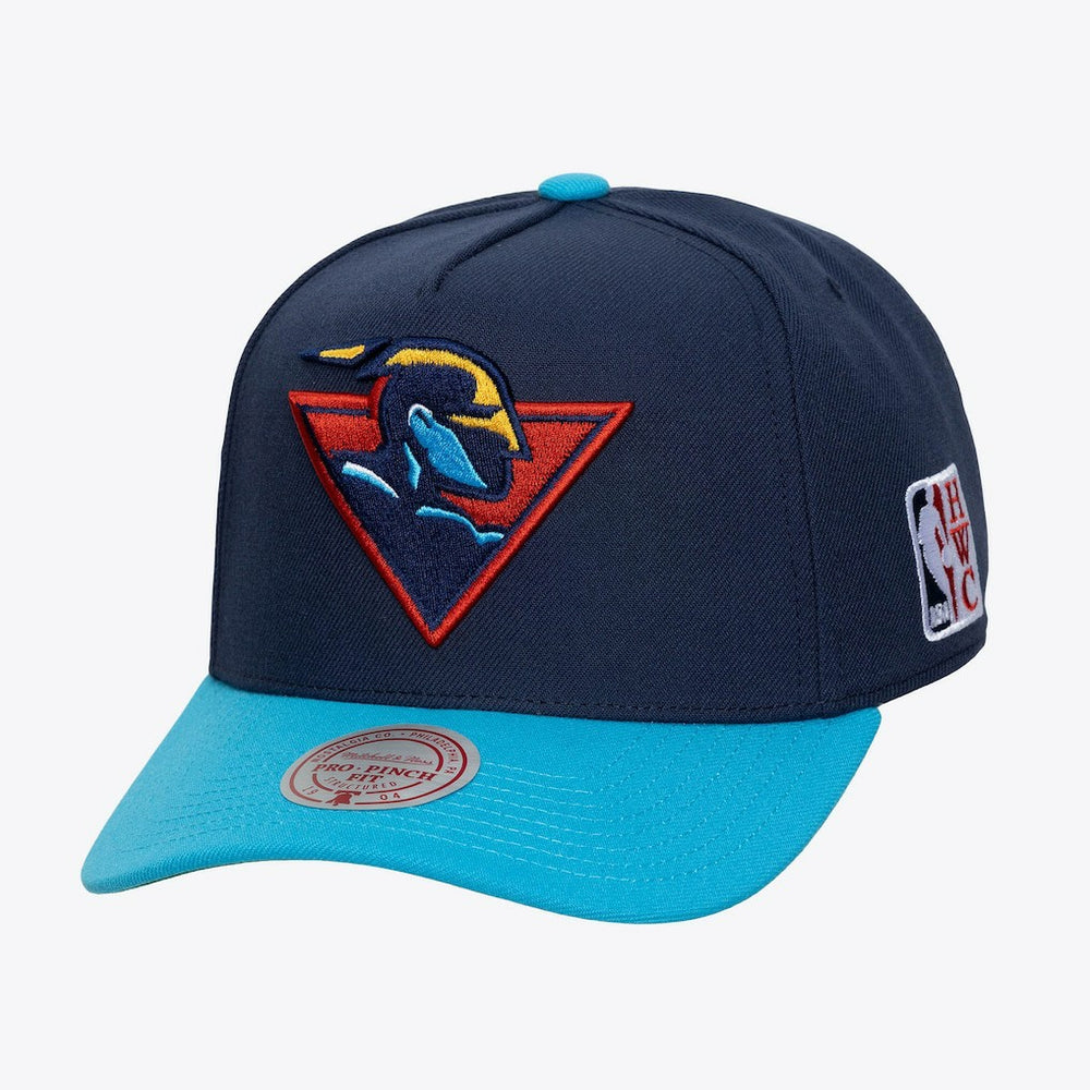 Golden State Warriors Hardwood Classics Legendary Away Pro-Pinch Adjustable Hat Navy - NBA