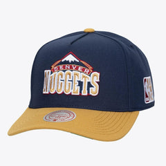 Denver Nuggets Legendary Home Pro Pinch Snapback Hat Navy - NBA