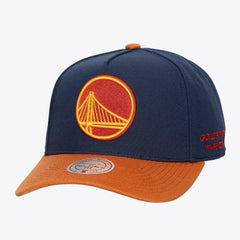 Golden State Warriors Legendary Home Pro Pinch Snapback Hat Navy - NBA