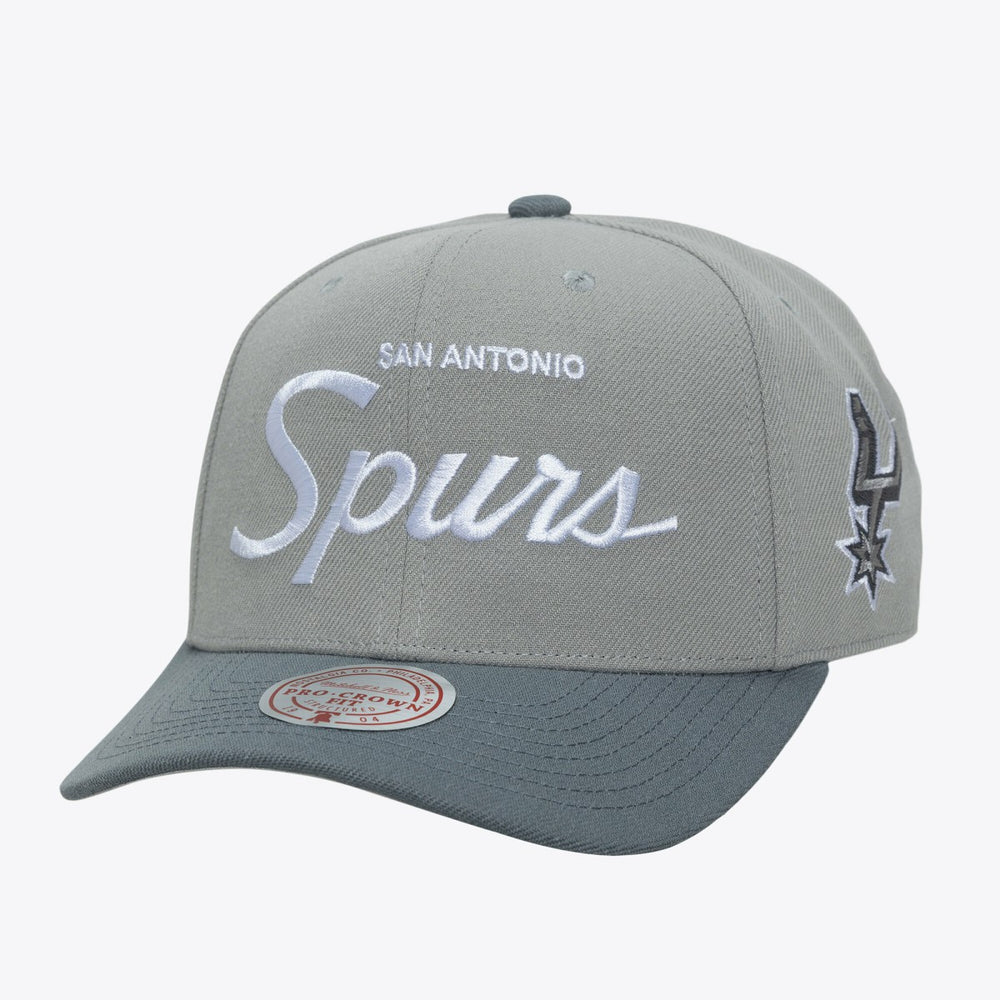 San Antonio Spurs Thunderstorm Head Coach Pro Crown Snapback Hat Gray - NBA