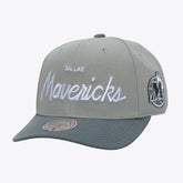 Dallas Mavericks Thunderstorm Head Coach Pro Crown Snapback Hat Gray - NBA