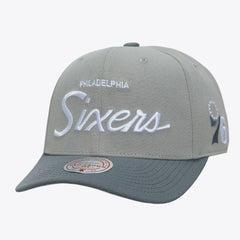 Philadelphia 76ers Thunderstorm Head Coach Pro Crown Snapback Hat Gray - NBA
