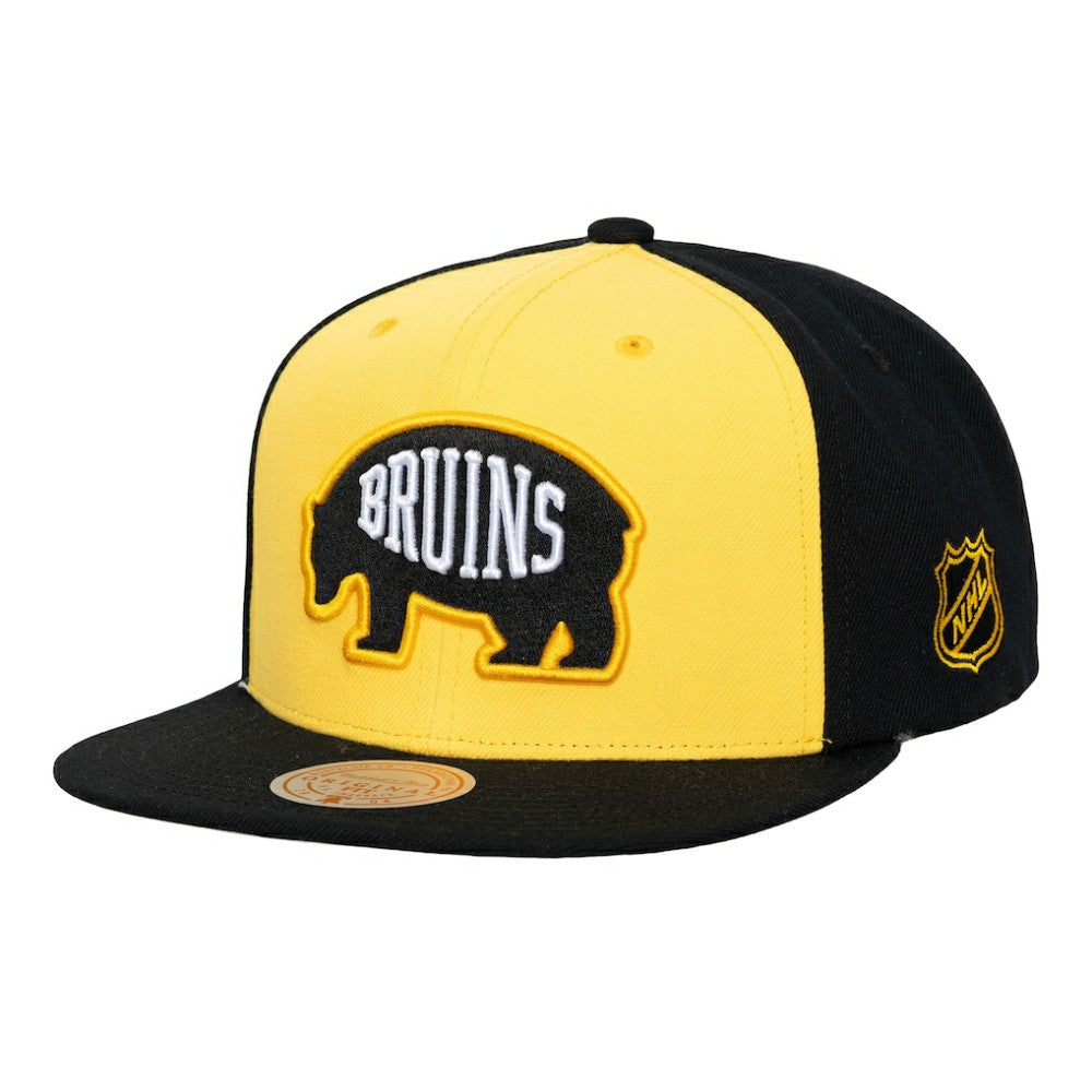 Boston Bruins Mitchell & Ness Legendary Away Snapback Hat - Gold - NHL