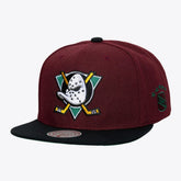 Anaheim Ducks Mitchell & Ness Legendary Home Snapback Hat - Maroon - NHL