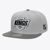 Los Angeles Kings Mitchell & Ness Legendary Home Snapback Hat - Gray - NHL