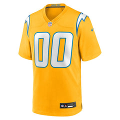 Los Angeles Chargers Alternate Charger Power Game Custom Jersey Gold | Nike for Sale