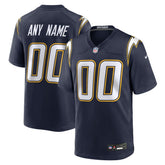 Los Angeles Chargers Alternate Super Chargers Game Custom Jersey Navy | Nike for Sale