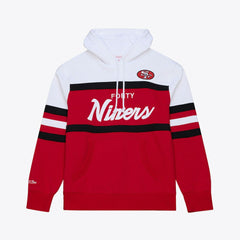 San Francisco 49ers Head Coach Hoodie Scarlet | Mitchell & Ness