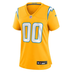 Los Angeles Chargers Women's Alternate Charger Power Game Custom Jersey Gold | Nike for Sale