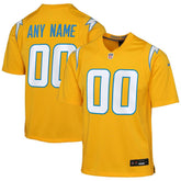 Los Angeles Chargers Youth Alternate Charger Power Game Custom Jersey Gold | Nike for Sale