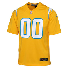 Los Angeles Chargers Youth Alternate Charger Power Game Custom Jersey Gold | Nike for Sale