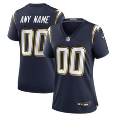 Los Angeles Chargers Women's Alternate Super Chargers Game Custom Jersey Navy | Nike for Sale