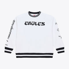 Philadelphia Eagles Arctic Fleece Sweatshirt White | Mitchell & Ness
