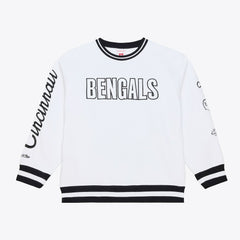 Cincinnati Bengals Arctic Fleece Sweatshirt White | Mitchell & Ness