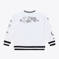 Cincinnati Bengals Arctic Fleece Sweatshirt White | Mitchell & Ness