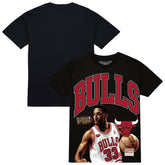 Scottie Pippen Chicago Bulls Hardwood Classics Player Arch T-Shirt Black - NBA