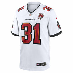Antoine Winfield Jr. Tampa Bay Buccaneers 50th Season Patch Game Jersey White | Nike for Sale