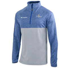 Oklahoma City Thunder 2025 NBA Finals Champions Rockin' It Raglan Omni-Wick Quarter-Zip Pullover Blue - NBA