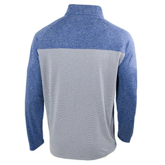 Oklahoma City Thunder 2025 NBA Finals Champions Rockin' It Raglan Omni-Wick Quarter-Zip Pullover Blue - NBA