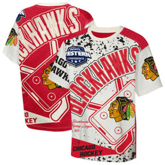Chicago Blackhawks Outerstuff Youth Top Player T-Shirt - Cream - NHL