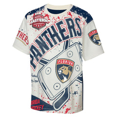 Florida Panthers Outerstuff Youth Top Player T-Shirt - Cream - NHL