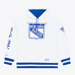 New York Rangers Mitchell & Ness Arctic Fleece Hoodie - White - NHL
