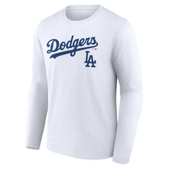 Los Angeles Dodgers Team Lockup Long Sleeve T-Shirt - MLB