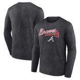 Atlanta Braves Team Lockup Long Sleeve T-Shirt - MLB