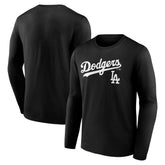Los Angeles Dodgers Team Lockup Long Sleeve T-Shirt - MLB