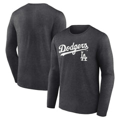 Los Angeles Dodgers Team Lockup Long Sleeve T-Shirt - MLB