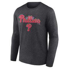 Philadelphia Phillies Team Lockup Long Sleeve T-Shirt - MLB