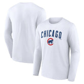 Chicago Cubs Team Lockup Long Sleeve T-Shirt - MLB