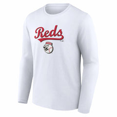Cincinnati Reds Team Lockup Long Sleeve T-Shirt - MLB