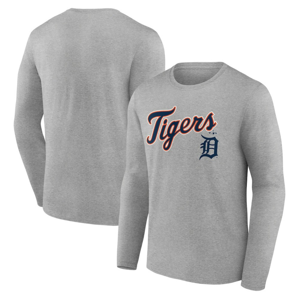 Detroit Tigers Team Lockup Long Sleeve T-Shirt - MLB